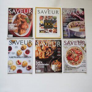 SAVEUR Magazines World Cooking Mixed Lot of 6 2001 – 2017 Set 5